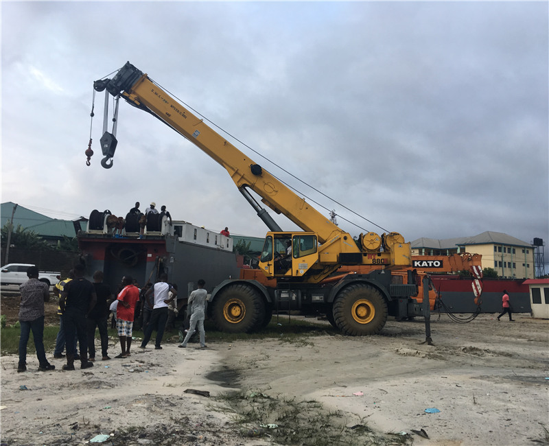 Dragagem de sucção com cortador JMD550 na Nigéria