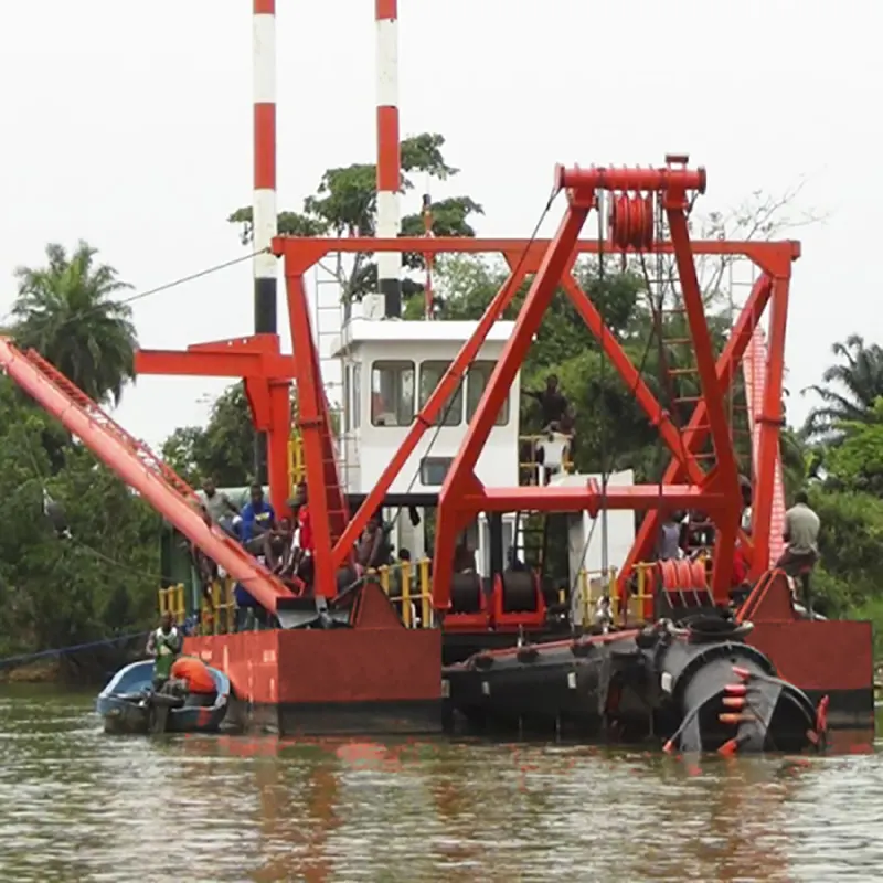 River Cutter Sand Dredger Ship para dragagem de areia do rio