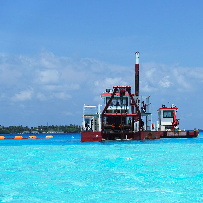 Máquina de draga de areia marítima